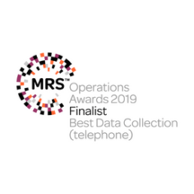 Best Data Collection, Finalist — Market Research Society's Operations Awards, 2019